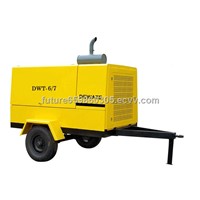 Diesel screw air compressor