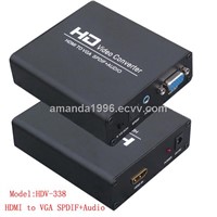 HDMI to VGA /Spdif CONVERTER  HDV-338