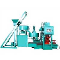 Hydraulic press color tile making machine