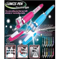Lumos pen: promotional gift, off-axis writing mode
