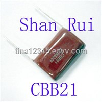 Metallized polyproplene film capacitor CBB21(MPP)