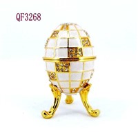 Party Decoration Gift  Easter Egg Metal Jewelry Box QF--3268