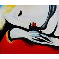 Rest Abstract Oil Paintings Reproduction On Can 025
