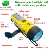 Sola Dynamo torch with radio and charger