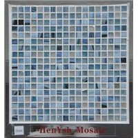 5/8''x5/8''bathroom tile,glass mosaic,glass tile,swimming pool tile blue TR106