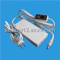 Universal Laptop AC Adapter with LCD Display, Comes in White, Suitable for MP3, Cameras and Mobiles