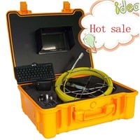 Waterproof IP68 pipe inspection camera system with  50M cable wheel*WPS-710L