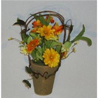 artifical potted flower for spring