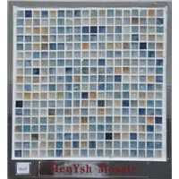 bathroom tile,glass mosaic,glass tile,vitreous glass mosaic tiles TR109