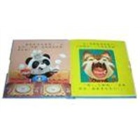 custom Full Color hardcover binding Kids / Childrens Book Printing with Inner draw