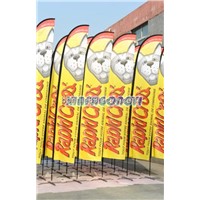 outdoor double sided wind flags