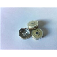transparent 20mm golden aluminum tear off, Flip Caps Seals for Injectables