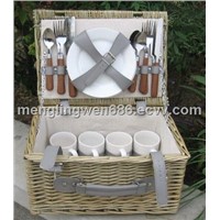 willow picnic basket for 4 person,gift baskets