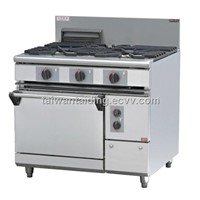 Toaster oven with stove TDF-3275B2