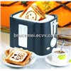 Hot selling lovely and cute 2 slice logo toaster