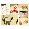 2012 Hot Sale Design Black%White Handmade Earrings From Wholesaler