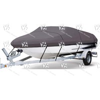 Outdoor Waterproof UV Protective Marine 600D Polyester Trailable Boat Cover