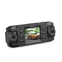 Car DVR GPS,Car Black Box with Dual Camera Wide Angle with GPS,Dual Lens of 140 Degree A+Wide Angle