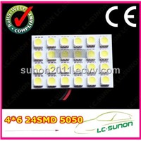 Car Dome Light 24SMD 5050