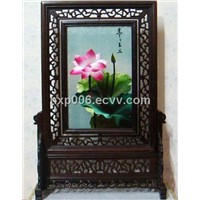 Chinese handmade double-sided embroidery screen home decor