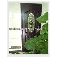 Decorative glass steel doors with competitive price