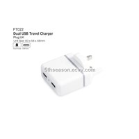 FT022 USB Travel Charger with UK plug