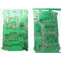 Flash Gold-plated Multilayer PCB with Peelable Mask and 10 Sets of Electrical Testers