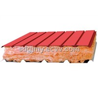 Glass wool sandwich panel