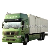HOWO 8x4 Sinotruck 31 Ton Van Cargo Truck