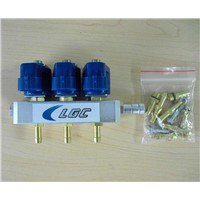 LPG/CNG 3cylinder Rail Injector for sequential injection system