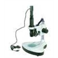 Monocular Zoom Stereo Microscope with Camera and Analysis Software