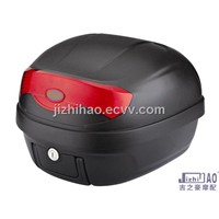Motorcycle luggage box  with hand bar