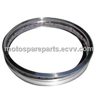 Motorcycle rim, made of 6063 or 7116 aluminum alloy
