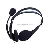New  headphones  wearing comfortable  headsets
