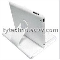 Rotation Keyboard Case / Rotating Case for New iPad 3/iPad 2 with Swivel Stand