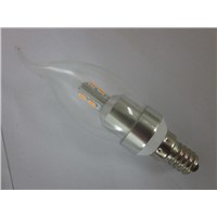 TOLO Decorative Candle Light Bulbs - Twisted Warm Glow Candelabra Base Light Bulbs