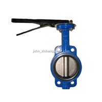 Water type pass shaft without pin soft back butterfly valve