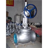 class2500 Pressure seal globe valve with flange face