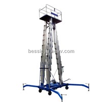 hydraulic three mast aluminum lift platform
