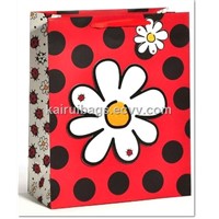 Ladybird Flower Gift Bag