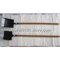 shovel and spade - shovel with wooden handle