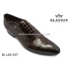 2012 New Style Fashion Embossed Black Leather Shoes