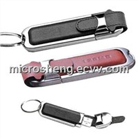 China Factory 8gb Leather USB Flash Drive for Promotion Gifts