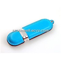 Full Capacity Real Leather USB Memory Drive-L4