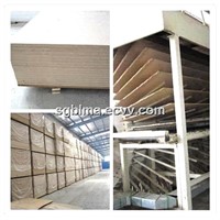 High Quality E1/E2 18 Mm Moisture-Proof Plain/Melamined MDF with ISO9001,ISO14001,SGS
