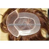 Swiss Lace Hair Piece Toupee/ hair replacement