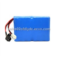 12V 10Ah battery pack (DLY18650-3S4P) for electric bicycle