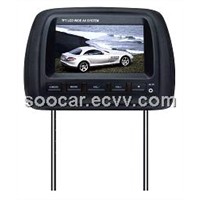 7 inch Headrest LCD monitor/TV with pillow