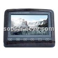 8 inch headrest LCD monitor/DVD with USB SD&key touch screen