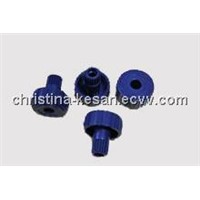 ABS automotive plastic part unscrewing/thread-forming injection mold tooling